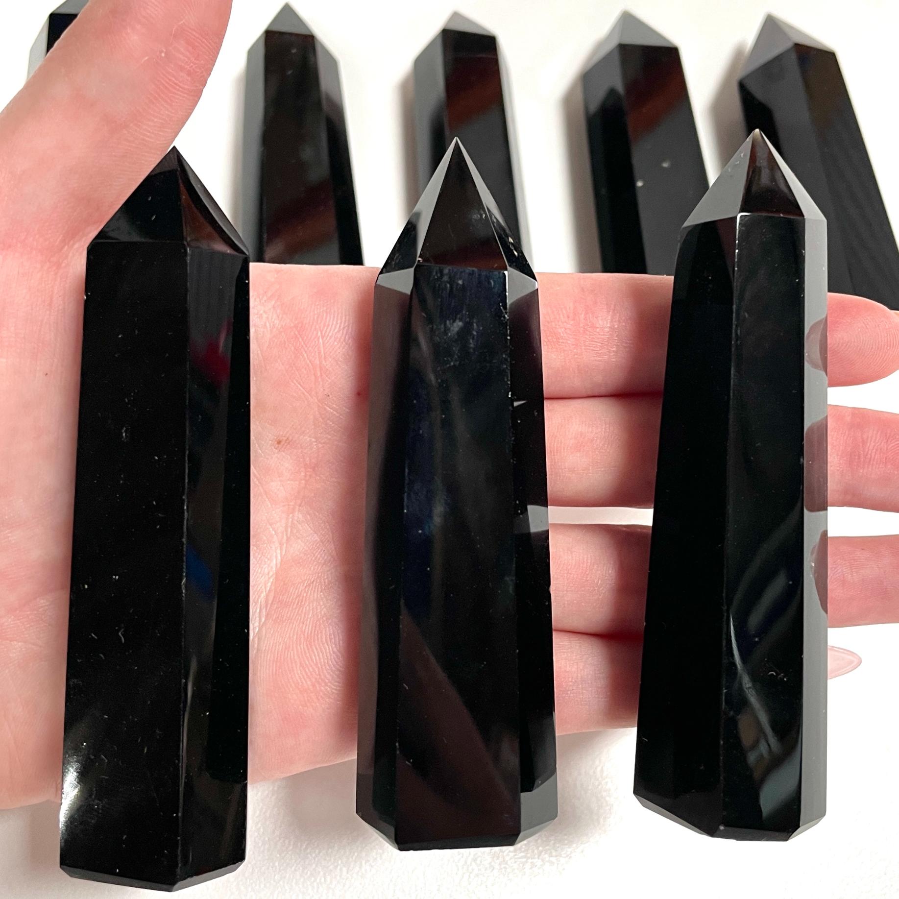 Black Obsidian Generator - 8-9cm Black Obsidian Generator - 8-9cm